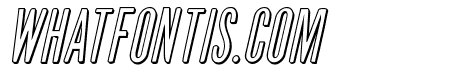 Slasher Film 3D Italic