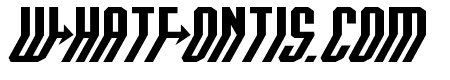 Crossbow Head Expanded Italic