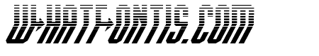 Crossbow Head Halftone Italic