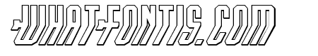 Crossbow Shaft 3D Italic