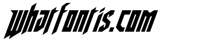 Deathshead Condensed Italic