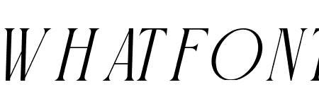 GLORIOUS Italic