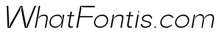 Mai Sans Extra Light Italic