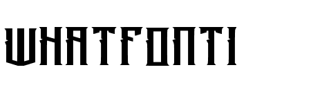 Monogram Typeface Regular