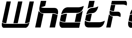 FLOATING ON SPACE Bold Italic