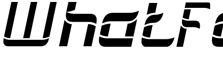 FLOATING ON SPACE Italic