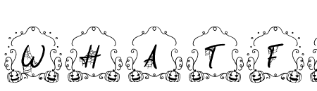 Moth Halloween Monogram Regular