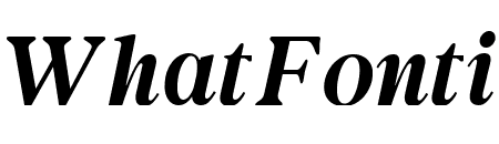 Behind The Nineties Semibold Italic