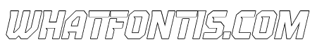 Sansrace Italic Outline