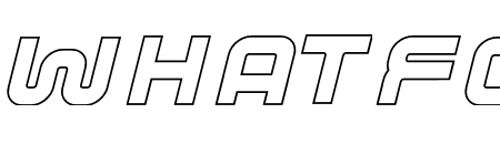 EMOTIQ Outline Slant Bold
