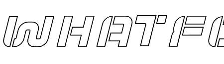 EMOTIQ Stencil Outline Slantl Bold