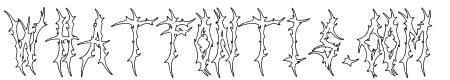 Black Dread Outline