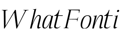 Qia Display Light Italic