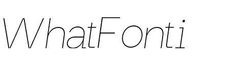 Maginer Thin Italic