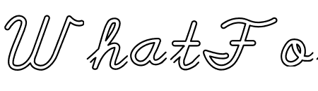 ABCD_Cursive_Outlined