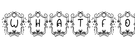 Bell Christmas Monogram Regular