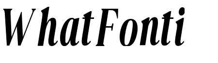 Perfectly Nostalgic Condensed B Condensed Bold Italic
