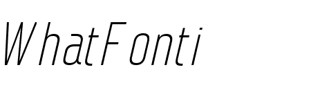 Monton ExtraLight Italic