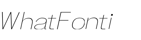 REMAR Thin-italic