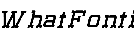 Nomaden Slab Italic