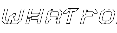 ROBMAX-36 Stencil Outline Slant