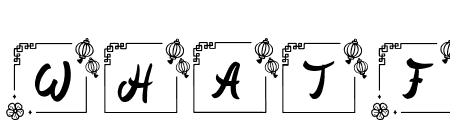 Nian Chinese Monogram Regular