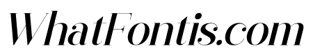 Gagisra Rigade Italic