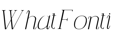 Carlgine Extra Light Italic