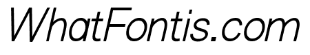 Aftermath Thin Thin Italic