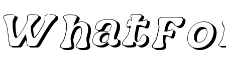 Nagbuloe Thin Italic Shadow