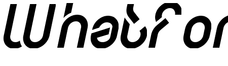 SAVE FOREST Italic