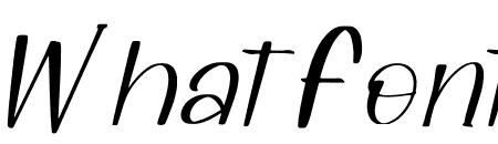 Spring Holiday Italic