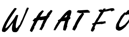 FAST RUSH Italic