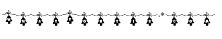 Xmas Garland Black