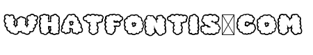 Cloud Font Outline