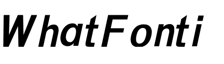 SWISSN BOLD ITALIC