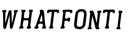 Byrdens slab Italic