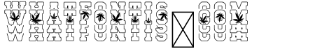 Cannabis Outline Stacked