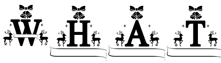 Deer Bell Christmas Monogram Rg