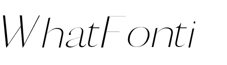 VOGUISH Thin Italic