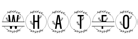 FLorist Monogram