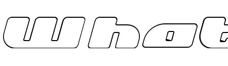 Neo-Syber Italic Outline
