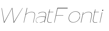 Laro Soft Thin Italic