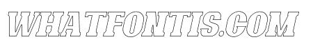 Bonaro Outline Italic Demo Outline Italic