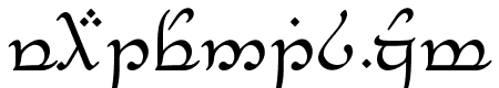 Tengwar Feanor