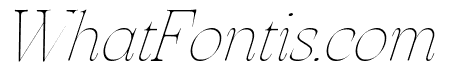 Arsenica Trial Thin Italic