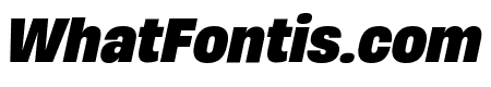 HeadingNow Trial 67 Extrabold Italic