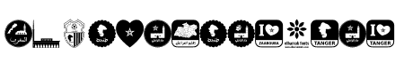 font tanger color
