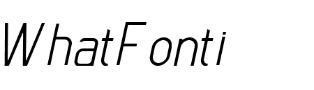 Simple Line Thin Italic
