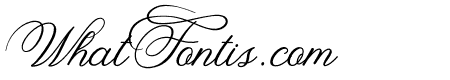 Fancy Script Font Regular
